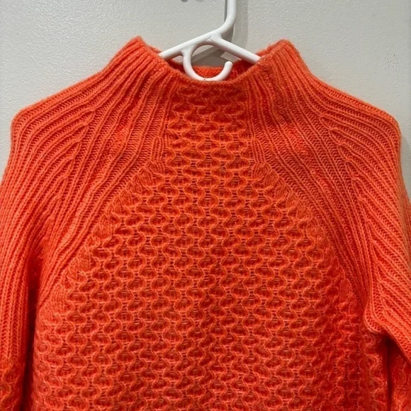 Anthropologie Bia Mock Neck Tunic Alpaca Blend  Sweater Women’s Size Small - Picture 5 of 16